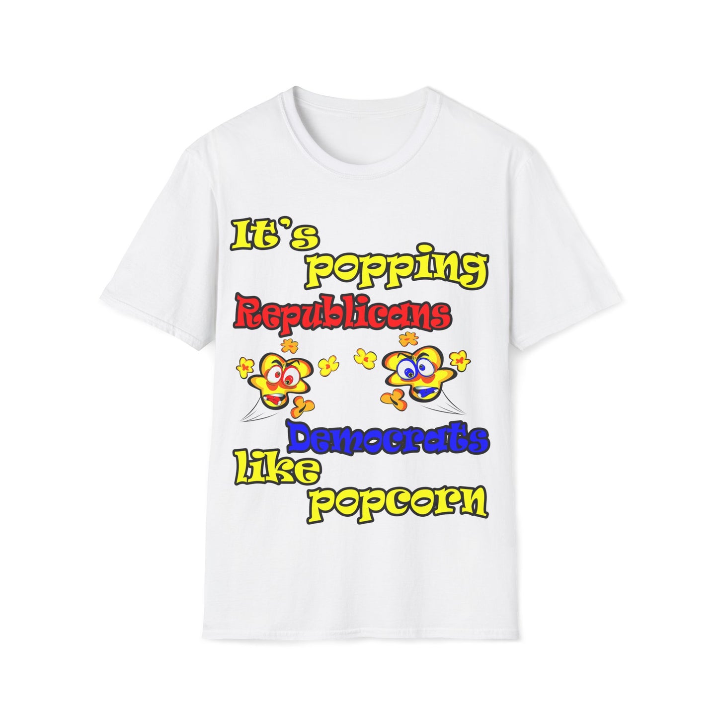 popping like popcorn - Unisex Softstyle T-Shirt