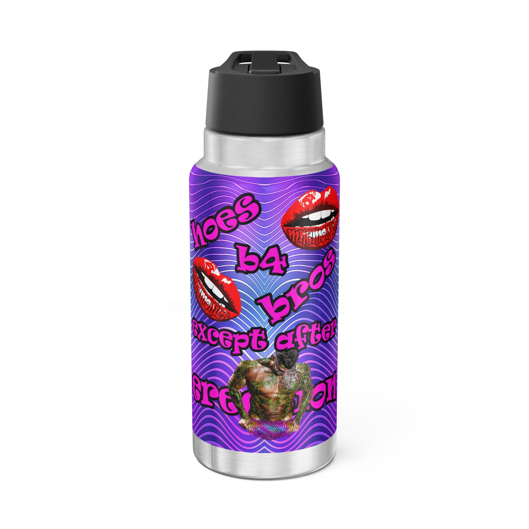 hoes b4 bros - Gator Tumbler, 32oz  (purple wave)