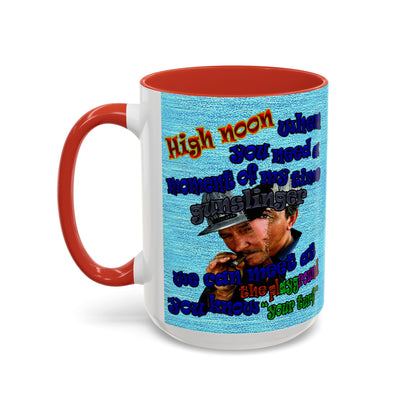 high noon - Accent Mug (faded blue)