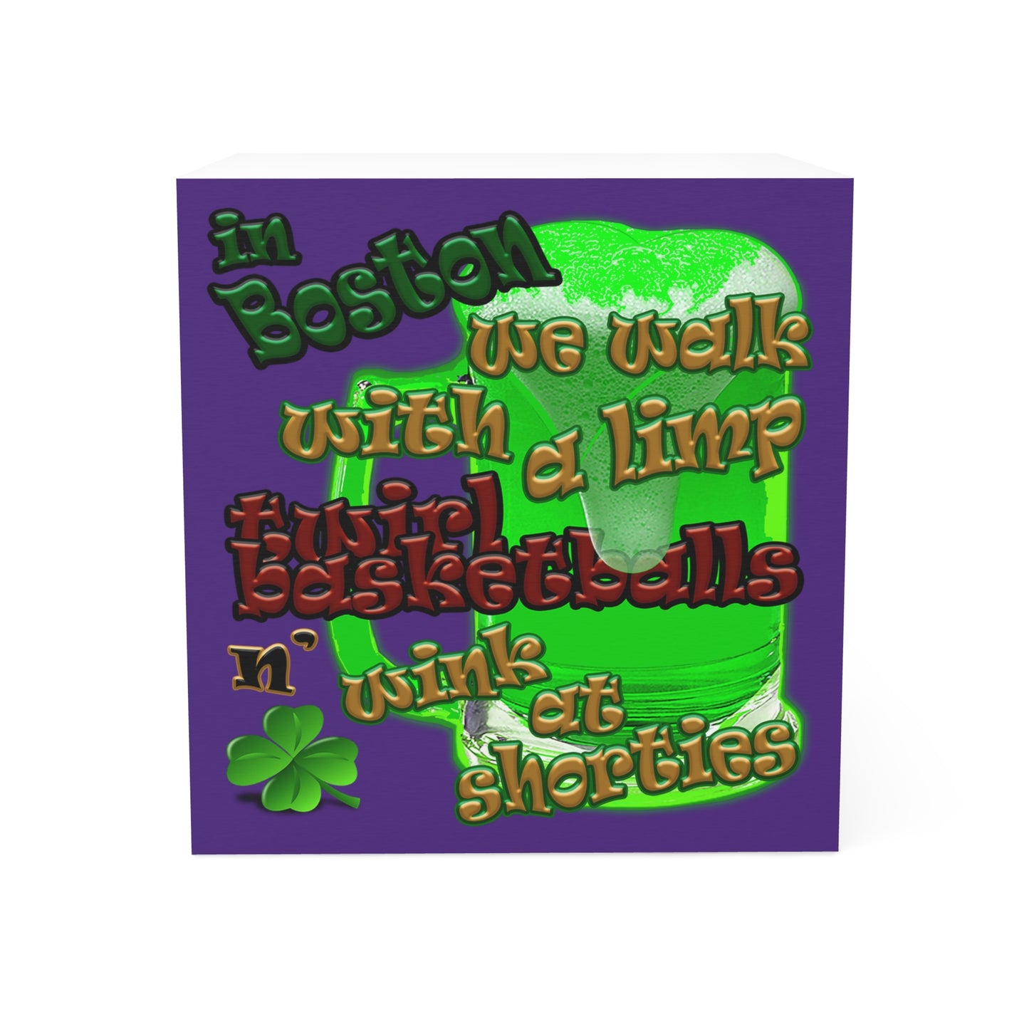 celtic's logo - note cube (purple)