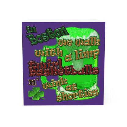 celtic's logo - note cube (purple)