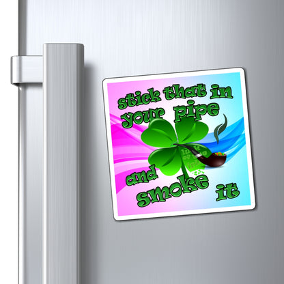 stick that in your pipe and smoke it - Magnets - (light blue-pink wave)