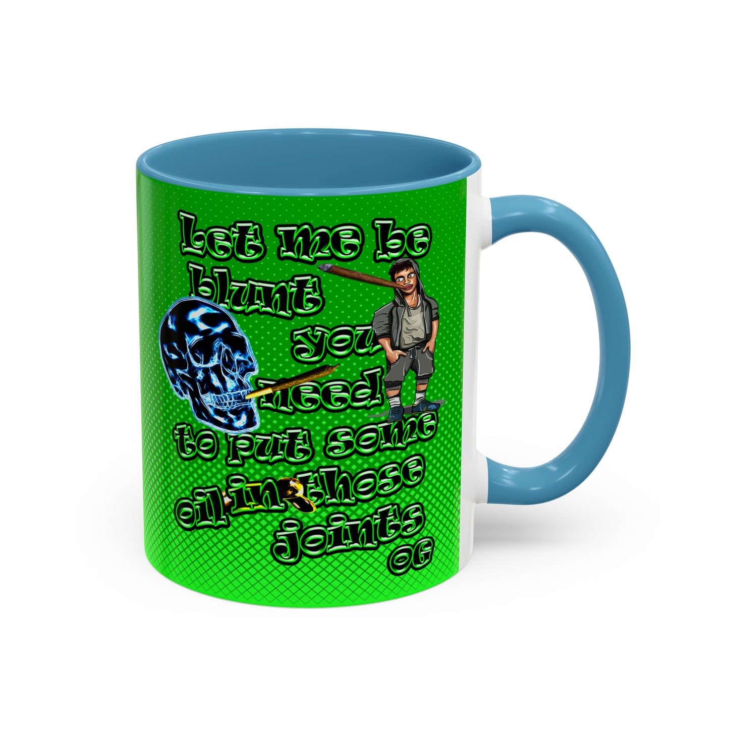 og - Accent Mug (logo green)