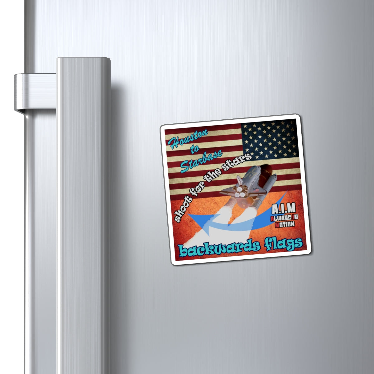 shoot for the stars - Magnets - (burnt orange)