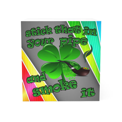 stick that in your pipe and smoke it - note cube (rainbow split)