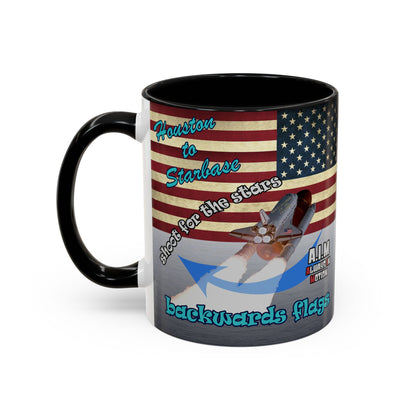 shoot for the stars - Accent Mug (brushed nickel)