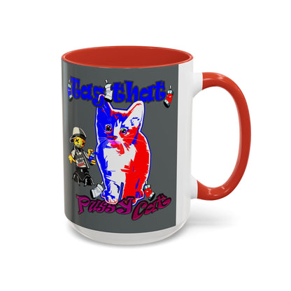 tag that - Accent Mug (dark grey)