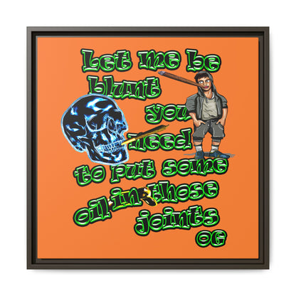og - framed canvas art (crusta)