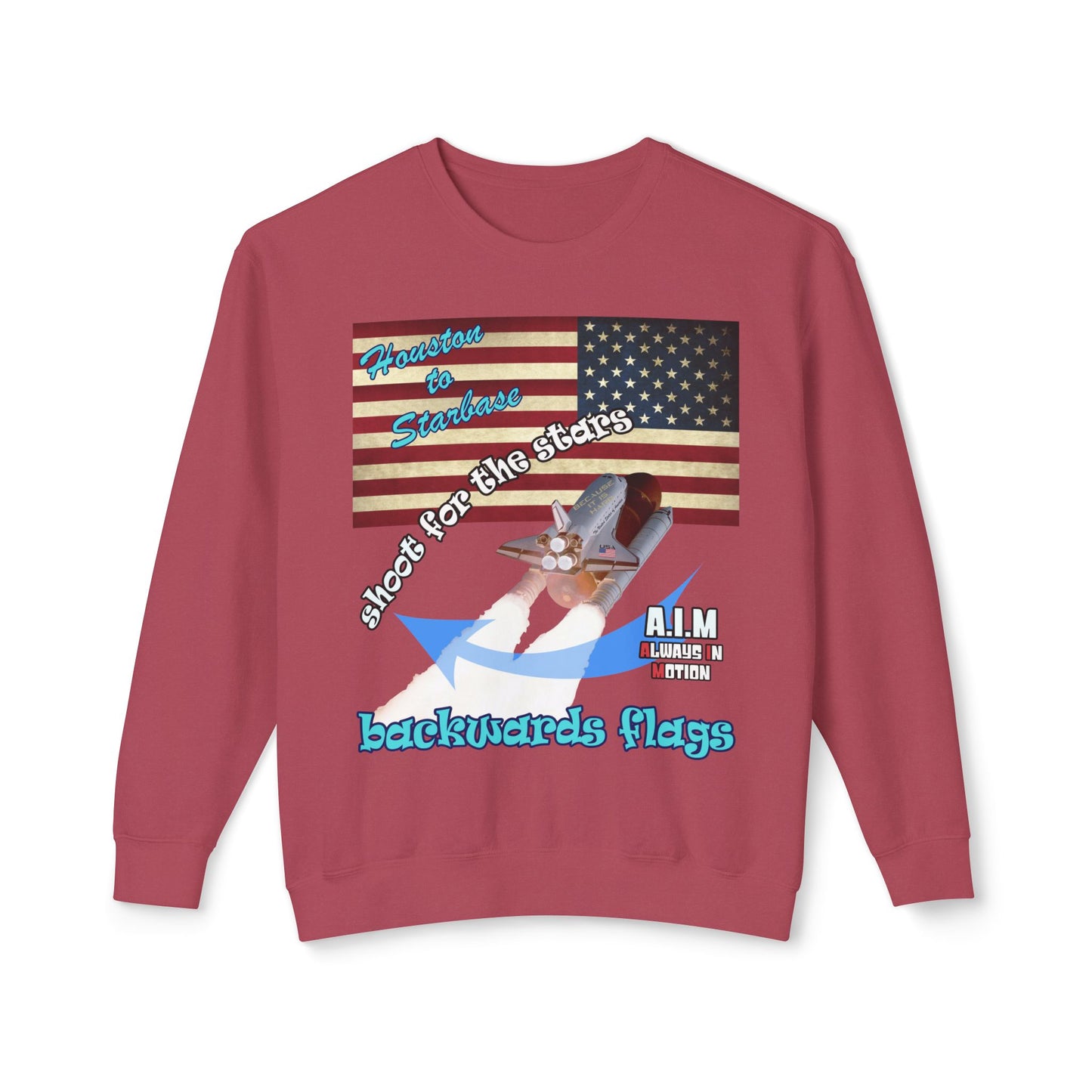 shoot for the stars - Unisex Lightweight Crewneck Sweatshirt