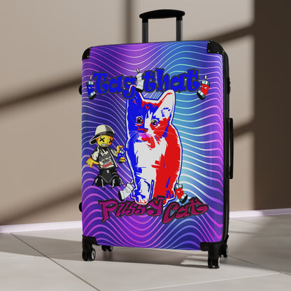tag that - Suitcase (purple wave)