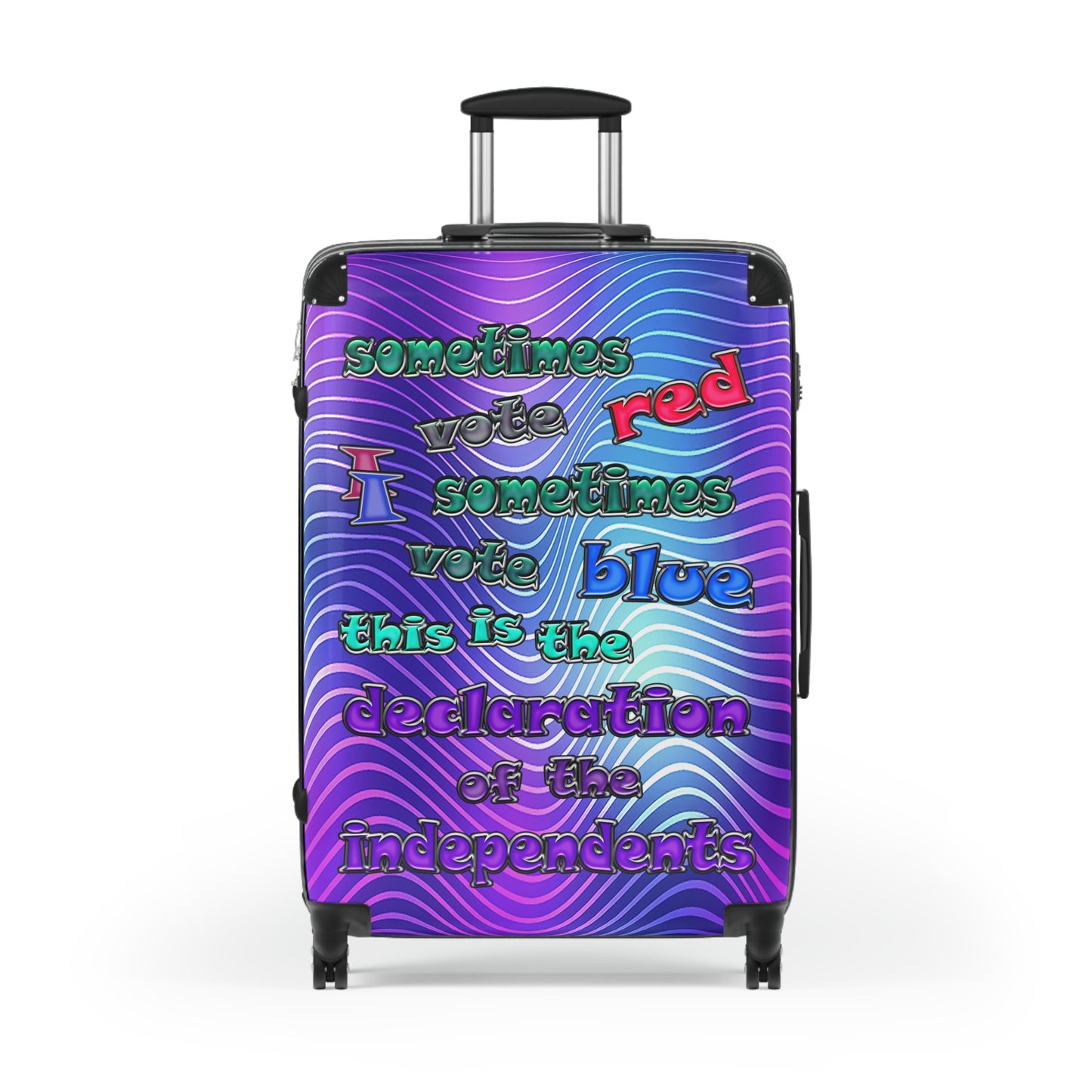 declaration of the independents - Suitcase (purple wave)