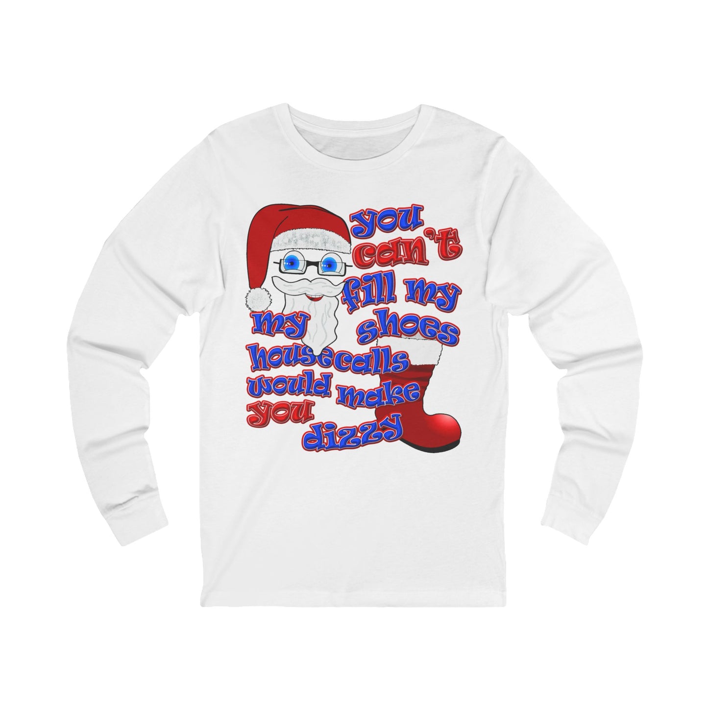 santa's shoes - Unisex Jersey Long Sleeve Tee