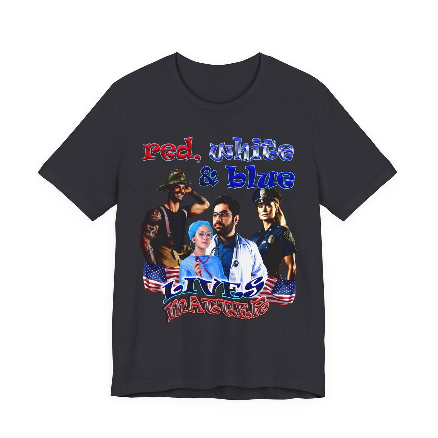 rw&b lives matter - Unisex Jersey Short Sleeve Tee