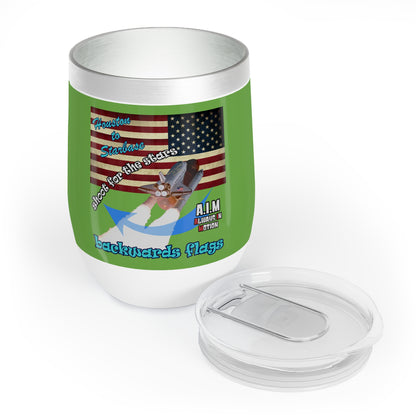 shoot for the stars - Chill Wine Tumbler (green)