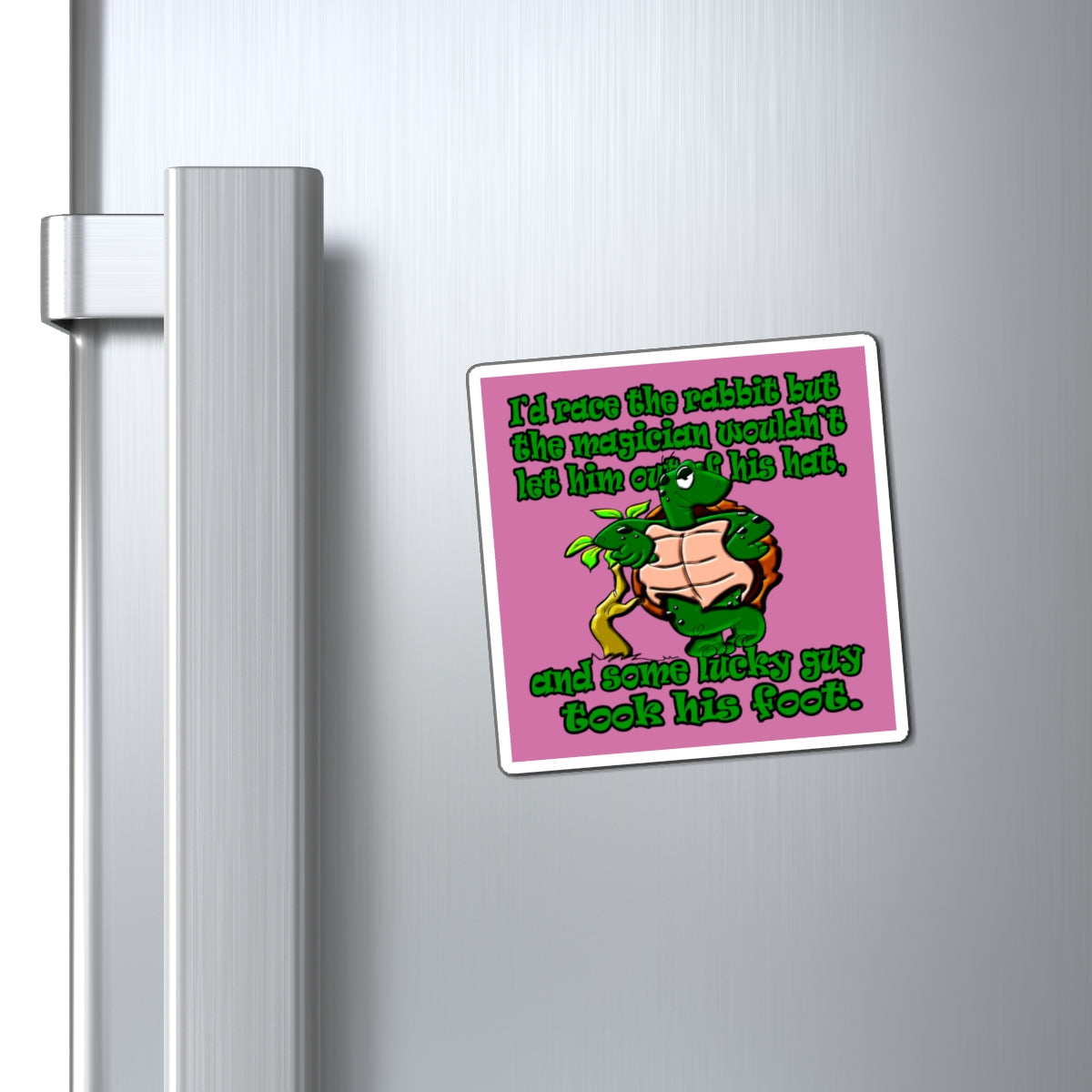 turtle race - Magnets - (light pink)