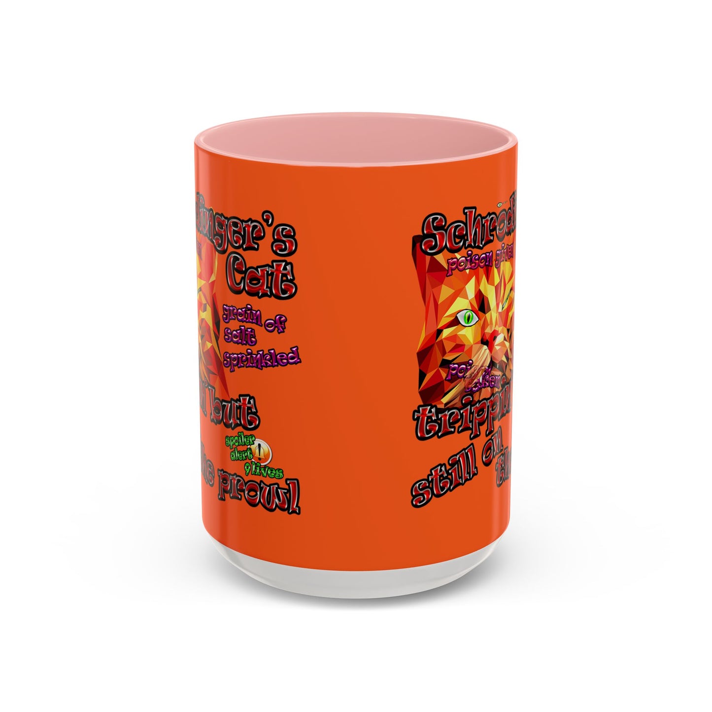 schrodinger's cat - Accent Mug (orange)
