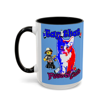 tag that - Accent Mug (light blue)