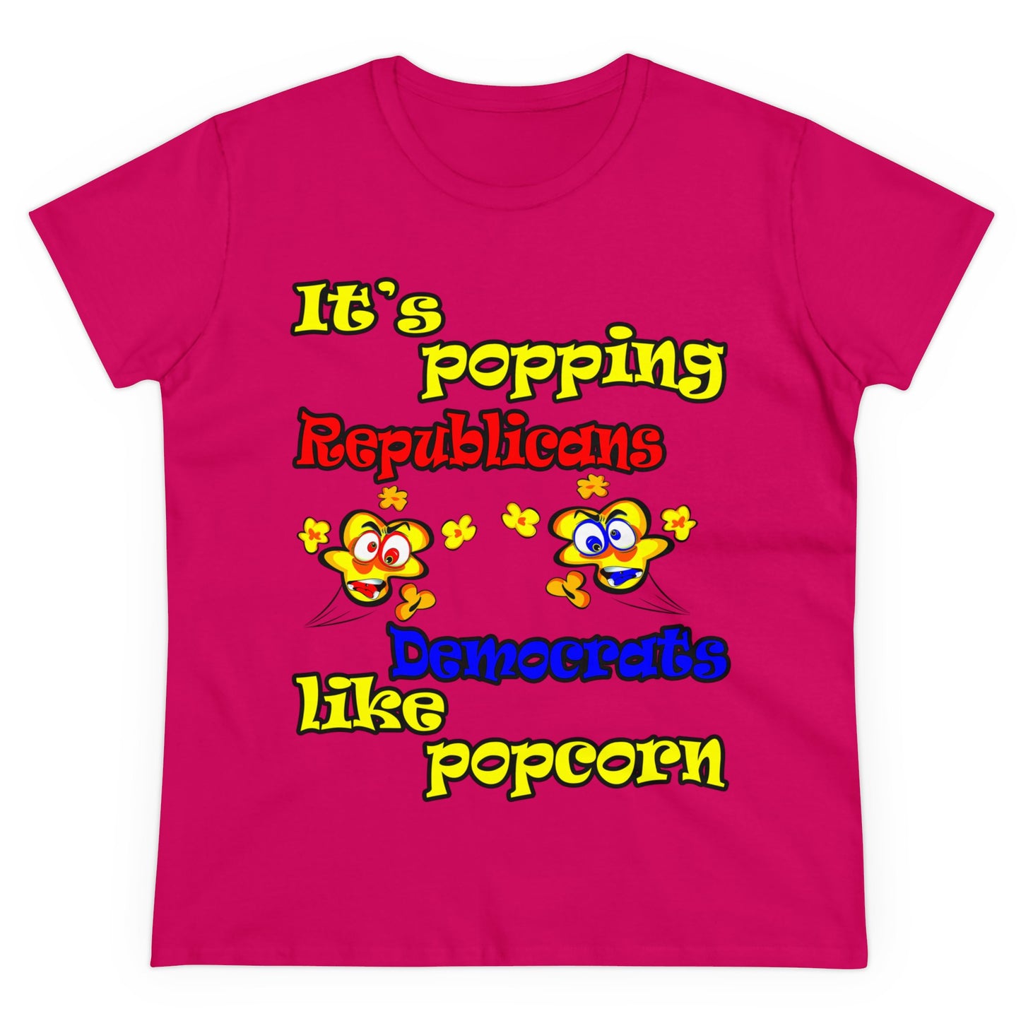 popping like popcorn - Women's Midweight Cotton Tee