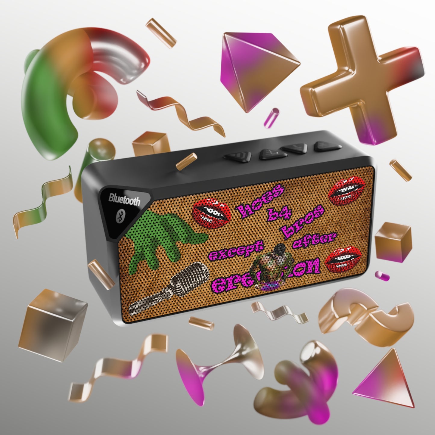 hoes b4 bros - Jabba Bluetooth Speaker (brown papyrus)