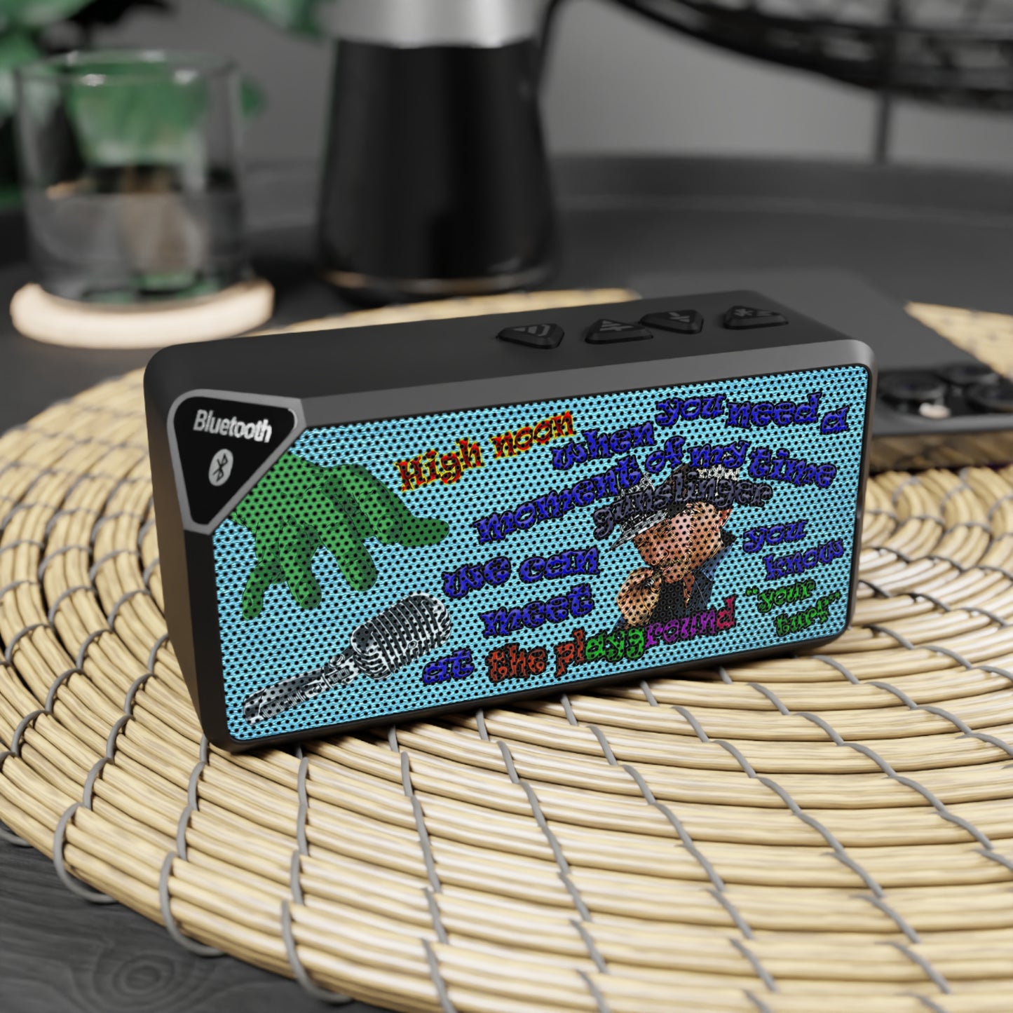 high noon - Jabba Bluetooth Speaker (faded blue)
