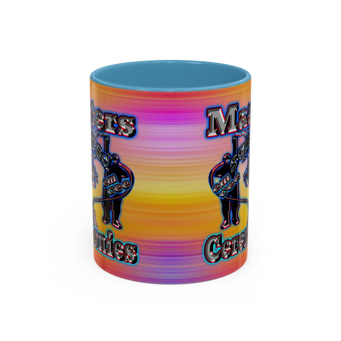 em cee squared - Accent Mug (color blur)