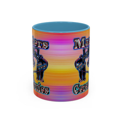 em cee squared - Accent Mug (color blur)