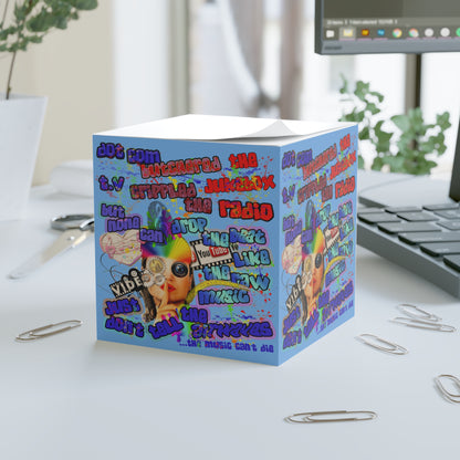 drop the beat - note cube (light blue)