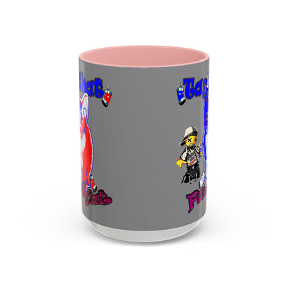 tag that - Accent Mug (grey)