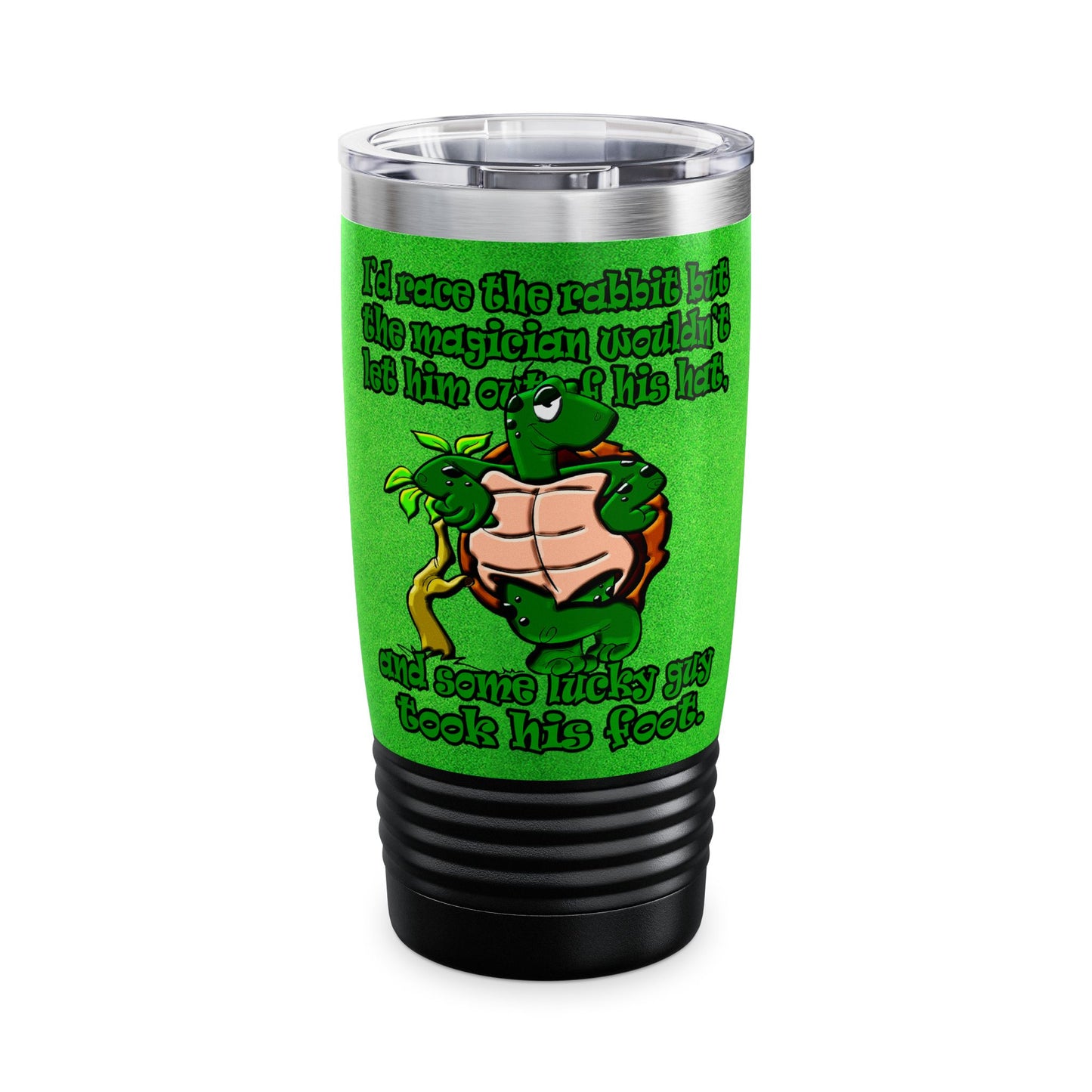 turtle race - Ringneck Tumbler, 20oz (green turf)