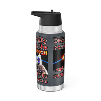 defy conquer reach - Gator Tumbler, 32oz  (grey-light grey)
