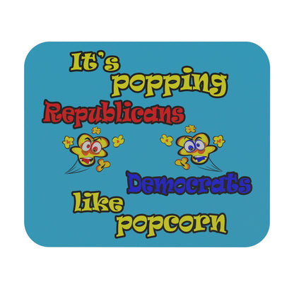 popping like popcorn - Mouse Pad (Rectangle) (turquoise)