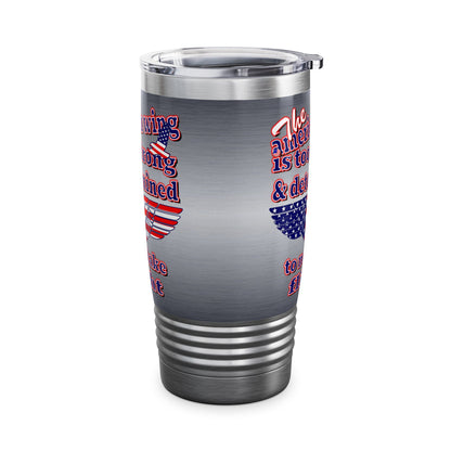 american wing - Ringneck Tumbler, 20oz (brushed nickel)