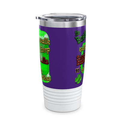 celtics logo - Ringneck Tumbler, 20oz (purple)