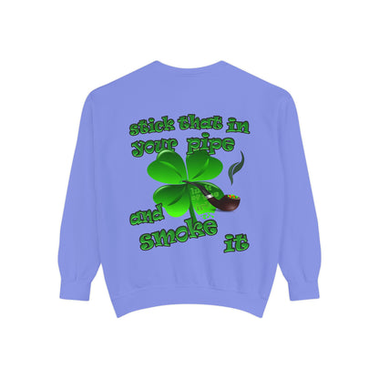 celtics logo - Unisex Garment-Dyed Sweatshirt