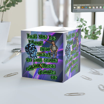 og - note cube (grey-pink wave)