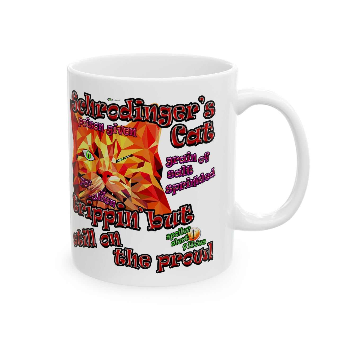 schrodinger's cat - White Mug (white)