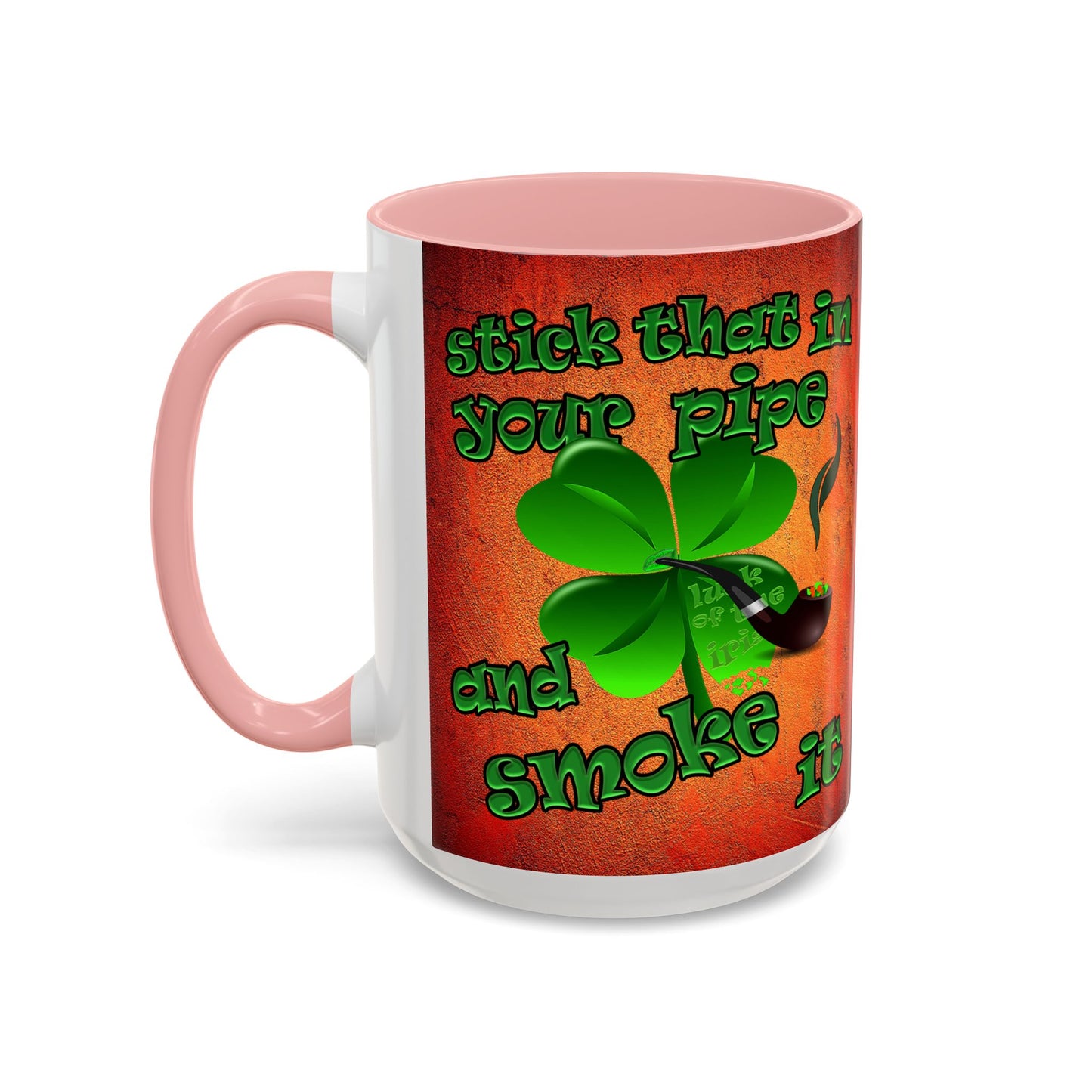celtics logo - Accent Mug (burnt orange)