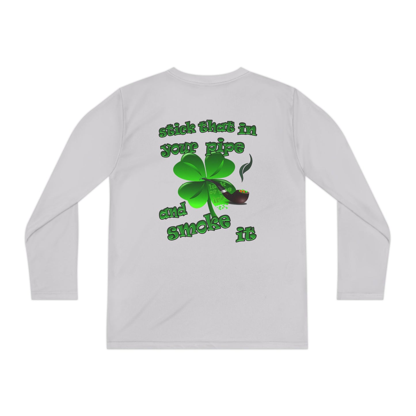 celtics logo - Youth Long Sleeve Competitor Tee