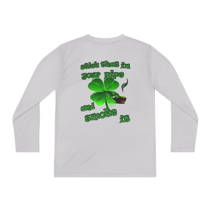 celtics logo - Youth Long Sleeve Competitor Tee
