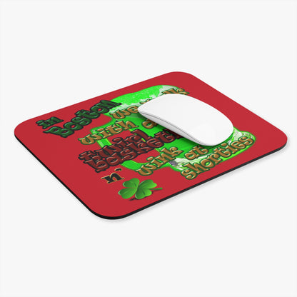 celtics logo - Mouse Pad (Rectangle) (dark red)