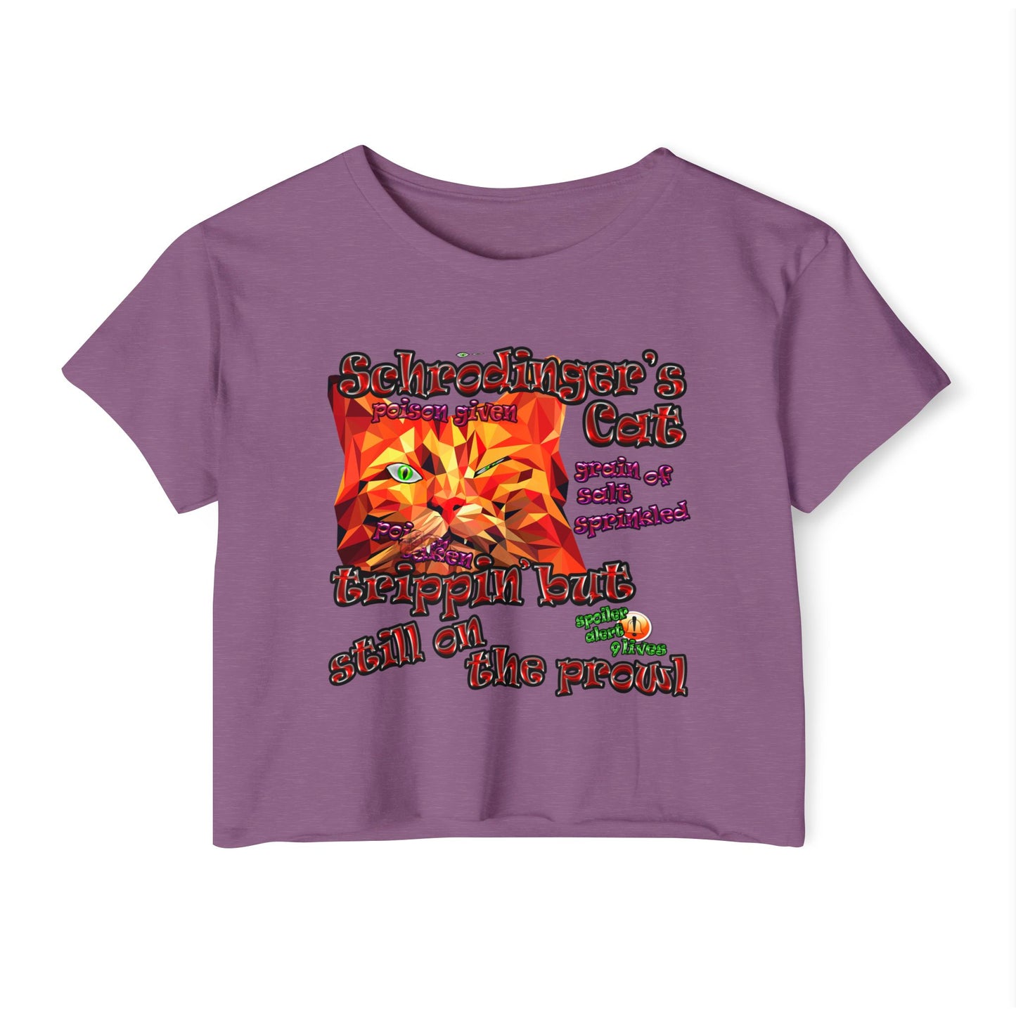 schrodinger's cat - Women's Festival Crop Top