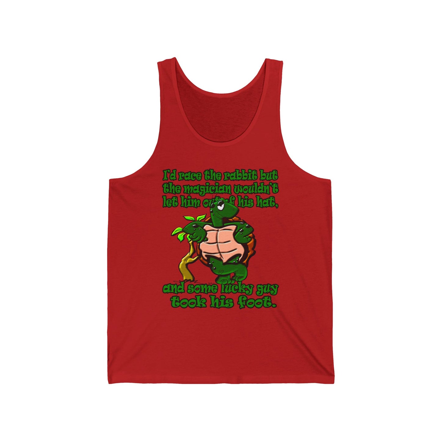 turtle race - Unisex Jersey Tank