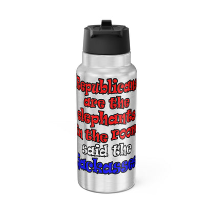 donkeys and elephants - Gator Tumbler, 32oz