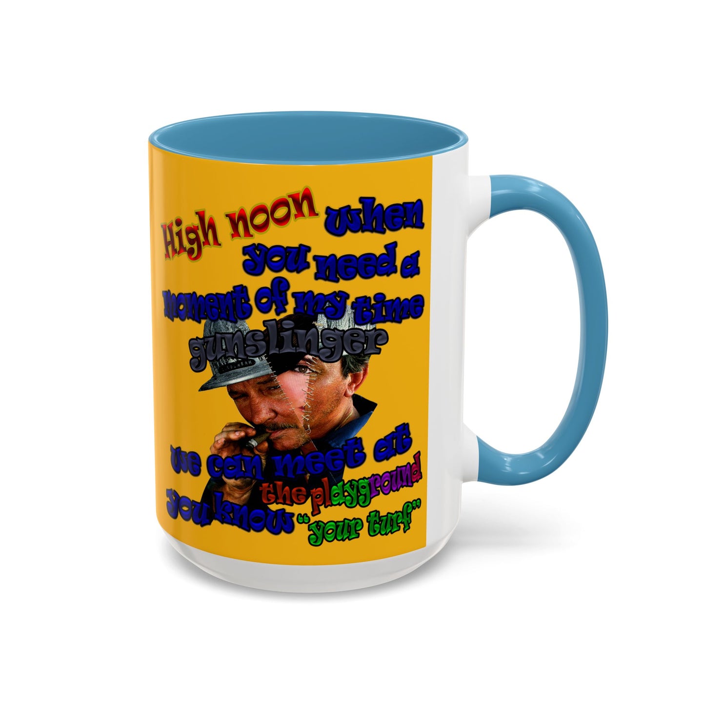 high noon - Accent Mug (yellow)