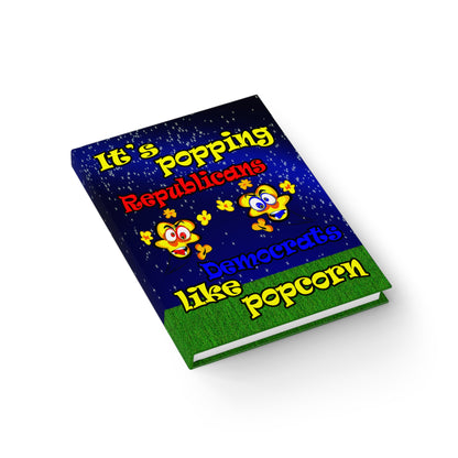 popping like popcorn - journal-lined ('snoops' background)
