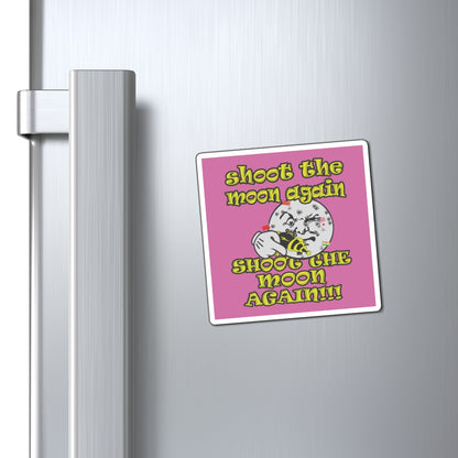 shoot the moon again - Magnets - (light pink)