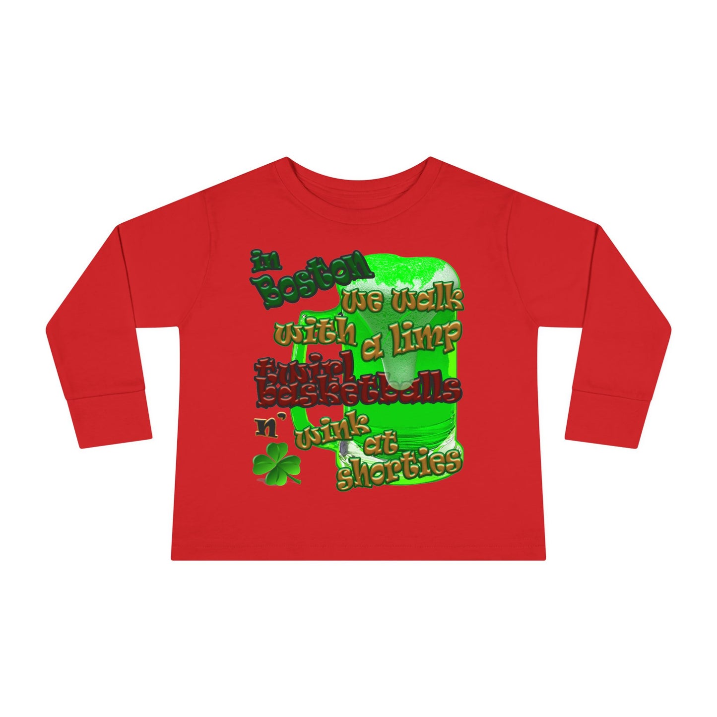 celtics logo - Toddler Long Sleeve Tee
