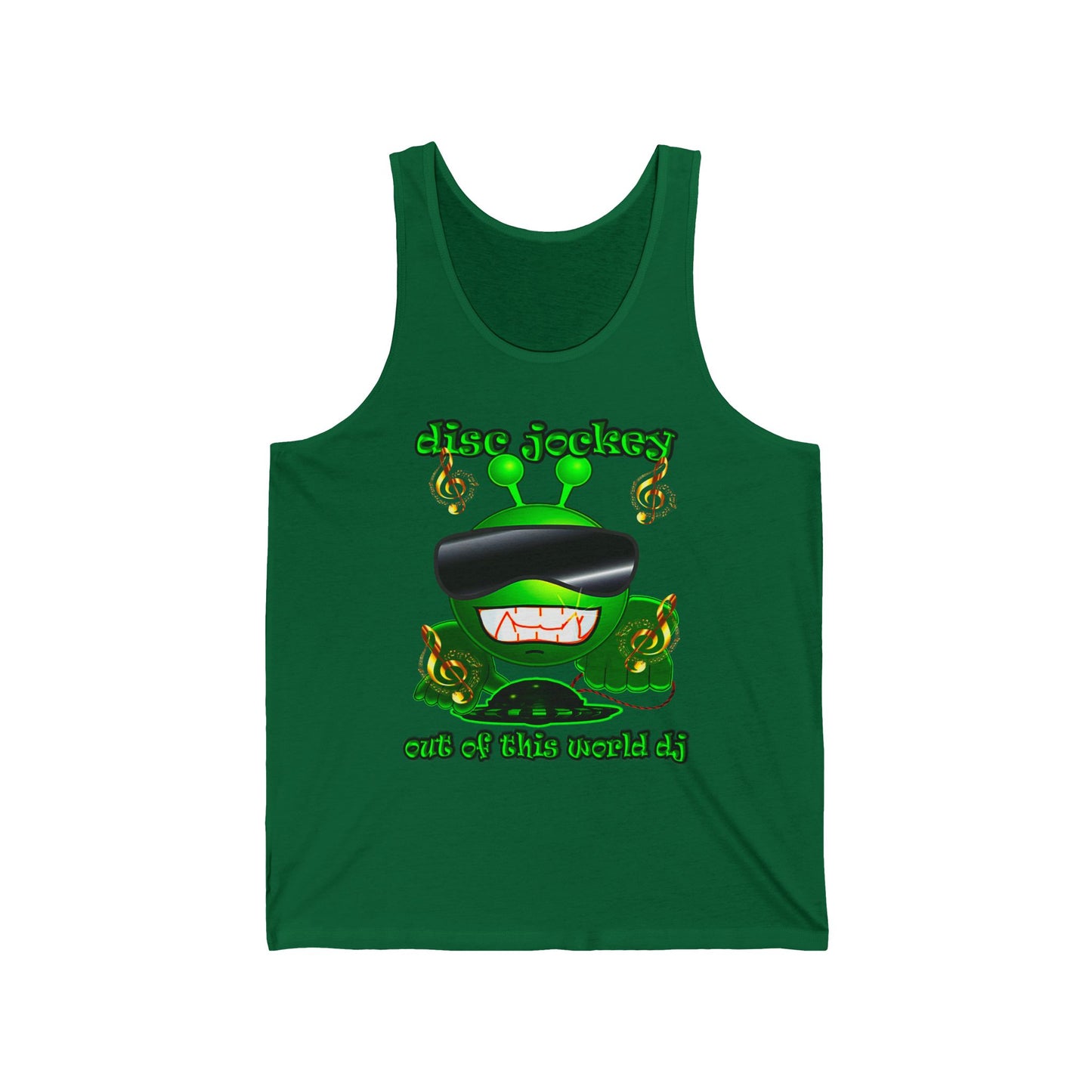 disc jockey - Unisex Jersey Tank