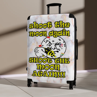 shoot the moon again - Suitcase (white marble)