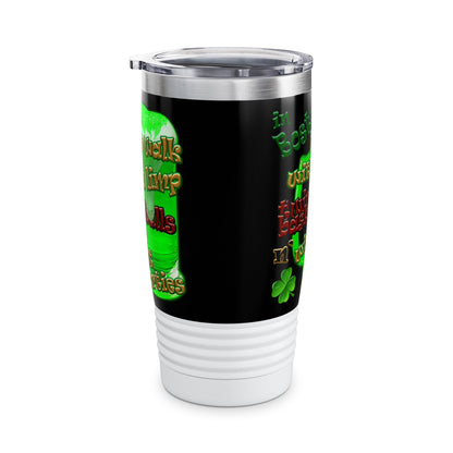 celtics logo - Ringneck Tumbler, 20oz (black)